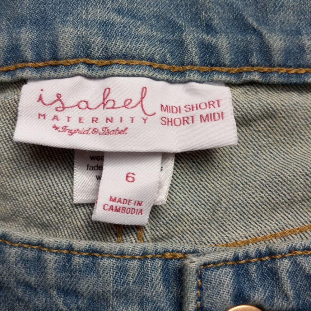 Isabell Maternity by Ingrid & Isbell Midi- Short Size 6 - Picture 6 of 8